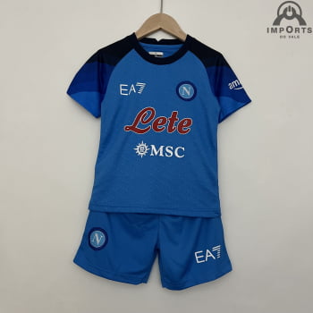 Kit Infantil Napoli I 23/24 + Personalização Grátis 