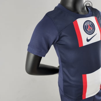 Kit Infantil Paris Saint-Germain l 22/23 + Personalização Grátis