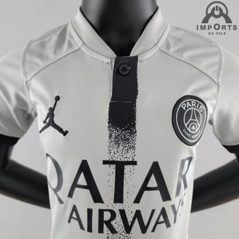 Kit Infantil Paris Saint-Germain (PSG) II 22/23 + Personalização Grátis 