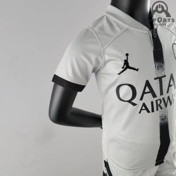 Kit Infantil Paris Saint-Germain (PSG) II 22/23 + Personalização Grátis 