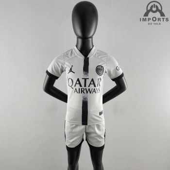 Kit Infantil Paris Saint-Germain (PSG) II 22/23 + Personalização Grátis 