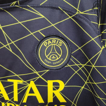 Kit Infantil Paris Saint-Germain (PSG) IV 23/24 + Personalização Grátis 