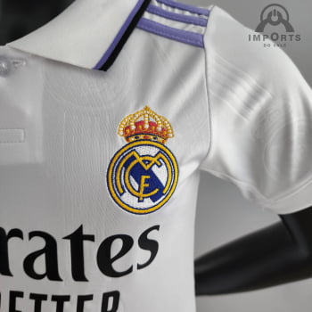 Kit Infantil Real Madrid I 22/23 + Personalização Grátis