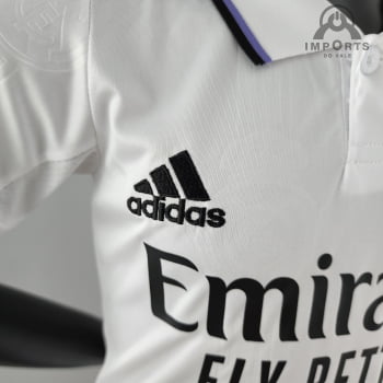 Kit Infantil Real Madrid I 22/23 + Personalização Grátis