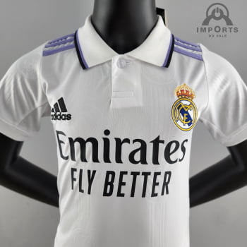 Kit Infantil Real Madrid I 22/23 + Personalização Grátis