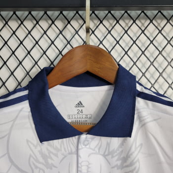 Kit Infantil Real Madrid 23/24 Ed. Especial Dragão Branco + Personalização Grátis