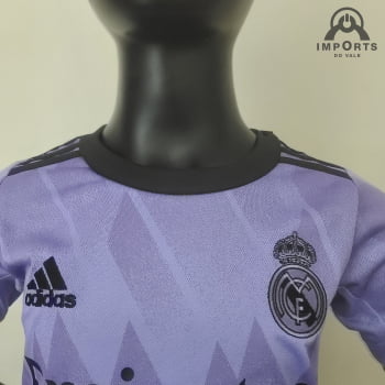 Kit Infantil Real Madrid III 22/23 + Personalização Grátis 
