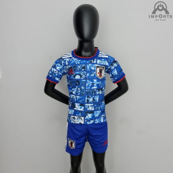 Kit Infantil Seleção Japonesa 21/22 Ed. Especial + Personalização Grátis