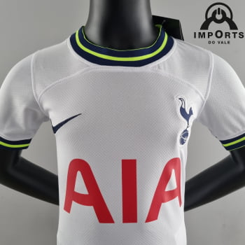 Kit Infantil Tottenham I 22/23 + Personalização Grátis