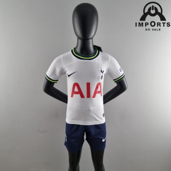 Kit Infantil Tottenham I 22/23 + Personalização Grátis