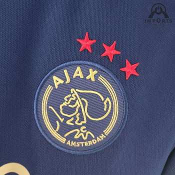 Manga Longa Ajax II 22/23 Versão Torcedor + Personalização Grátis
