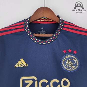 Manga Longa Ajax II 22/23 Versão Torcedor + Personalização Grátis