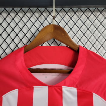Manga Longa Atlético de Madrid I 23/24 Versão Torcedor + Personalização Grátis