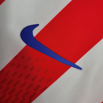 Manga Longa Atlético de Madrid I 23/24 Versão Torcedor + Personalização Grátis