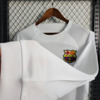 Manga Longa Barcelona II 23/24 Versão Torcedor + Personalização Grátis