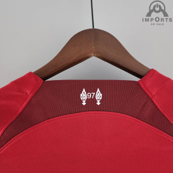 Manga Longa Liverpool I 22/23 Versão Torcedor + Personalização Grátis