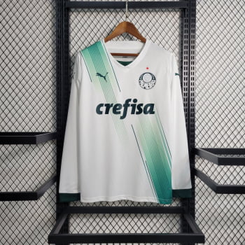 Manga-Longa Palmeiras II 23/24 Versão Torcedor + Personalização Grátis Manga-Longa Palmeiras II 23/24 Versão Torcedor + Personalização Grátis