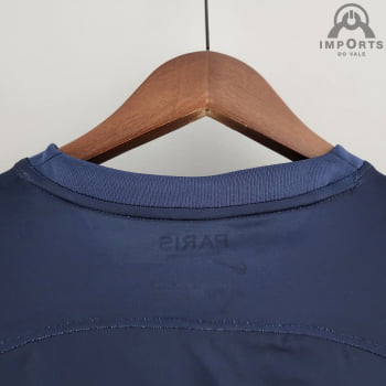 Manga Longa Paris Saint-Germain l 22/23 Versão Torcedor + Personalização Grátis