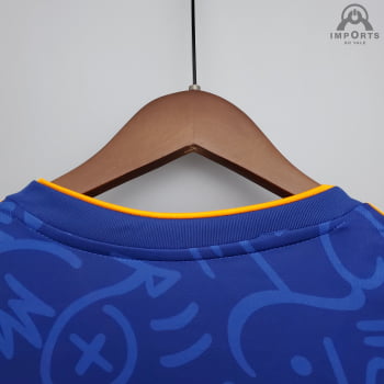 Camisa Manga Longa Real Madrid II 21/22 Versão Torcedor + Personalização Grátis