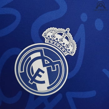 Camisa Manga Longa Real Madrid II 21/22 Versão Torcedor + Personalização Grátis