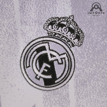 Manga Longa Real Madrid II 22/23 Versão Torcedor + Personalização Grátis Manga Longa Real Madrid II 22/23 Versão Torcedor + Personalização Grátis