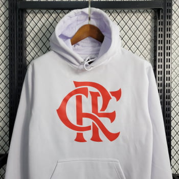 Moletom Flamengo 23/24 - Branco/vermelho