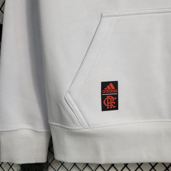 Moletom Flamengo 23/24 - Branco/vermelho