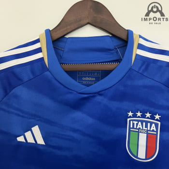 Camisa da Seleção Italiana I 2023 Versão Torcedor + Personalização Grátis 