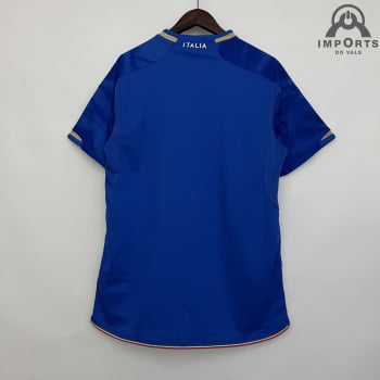 Camisa da Seleção Italiana I 2023 Versão Torcedor + Personalização Grátis 