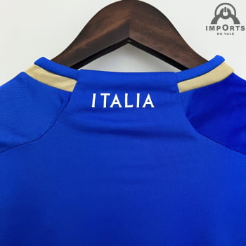 Camisa da Seleção Italiana I 2023 Versão Torcedor + Personalização Grátis 