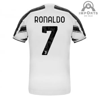 Camisa Juventus I 20/21 Versão Torcedor + Personalização RONALDO 7