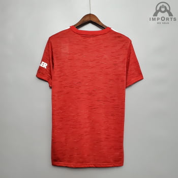 Camisa Manchester United I 20/21 Versão Torcedor + Personalização POGBA 6