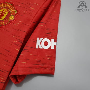 Camisa Manchester United I 20/21 Versão Torcedor + Personalização POGBA 6