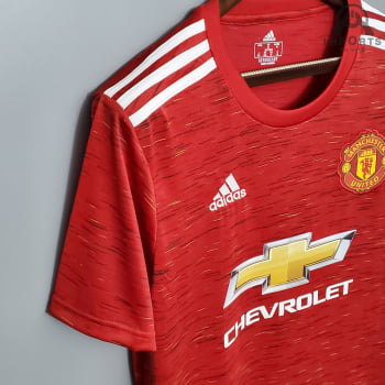 Camisa Manchester United I 20/21 Versão Torcedor + Personalização POGBA 6