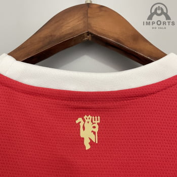 Camisa Manchester United I 21/22 Versão Torcedor + Personalizada (RONALDO 7)
