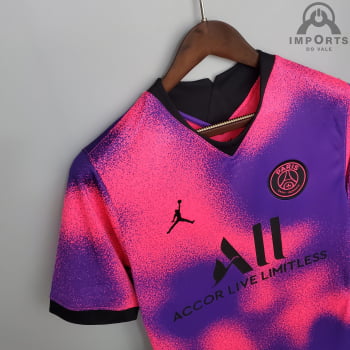 Camisa Paris Saint-Germain IV 20/21 Versão Torcedor + Personalização Grátis