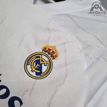 Camisa Real Madrid I 20/21 Versão Torcedor + Personalização HAZARD 7 