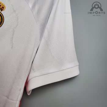 Camisa Real Madrid I 20/21 Versão Torcedor + Personalização HAZARD 7 