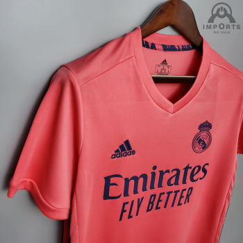 Camisa Real Madrid II 20/21 Versão Torcedor + Personalização VINICIUS JUNIOR 25