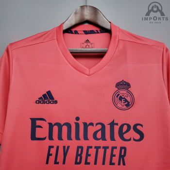 Camisa Real Madrid II 20/21 Versão Torcedor + Personalização VINICIUS JUNIOR 25