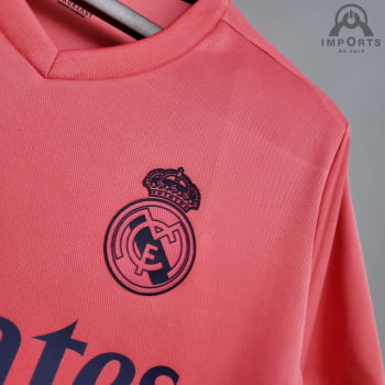 Camisa Real Madrid II 20/21 Versão Torcedor + Personalização VINICIUS JUNIOR 25