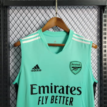 Regata Arsenal 22/23 Verde + Personalização Grátis