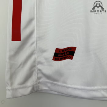 Regata Flamengo 23/24 Branca + Personalização Grátis 