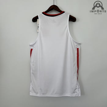 Regata Flamengo 23/24 Branca + Personalização Grátis 