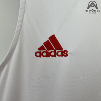 Regata Flamengo 23/24 Branca + Personalização Grátis 