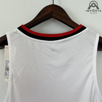 Regata Flamengo 23/24 Branca + Personalização Grátis 