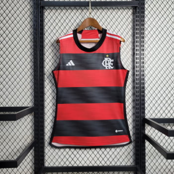 Regata Flamengo I 23/24 Versão Feminina + Personalização Grátis