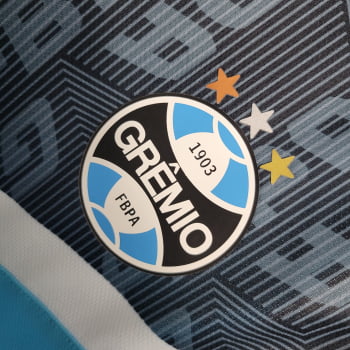 Regata Grêmio 23/24 Treino - Azul/chumbo Regata Grêmio 23/24 Treino - Azul/chumbo