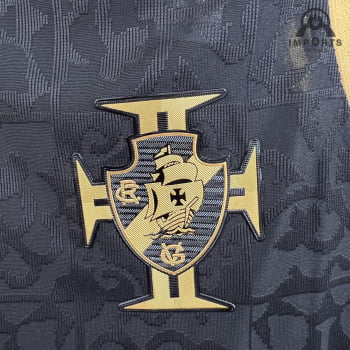 Regata Vasco 22/23 Goleiro Preta + Personalização Grátis