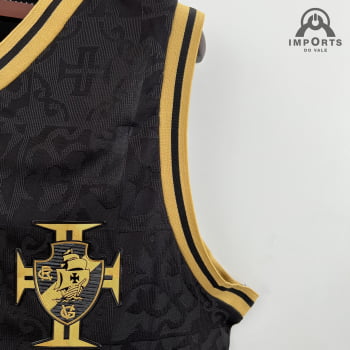 Regata Vasco 22/23 Goleiro Preta + Personalização Grátis